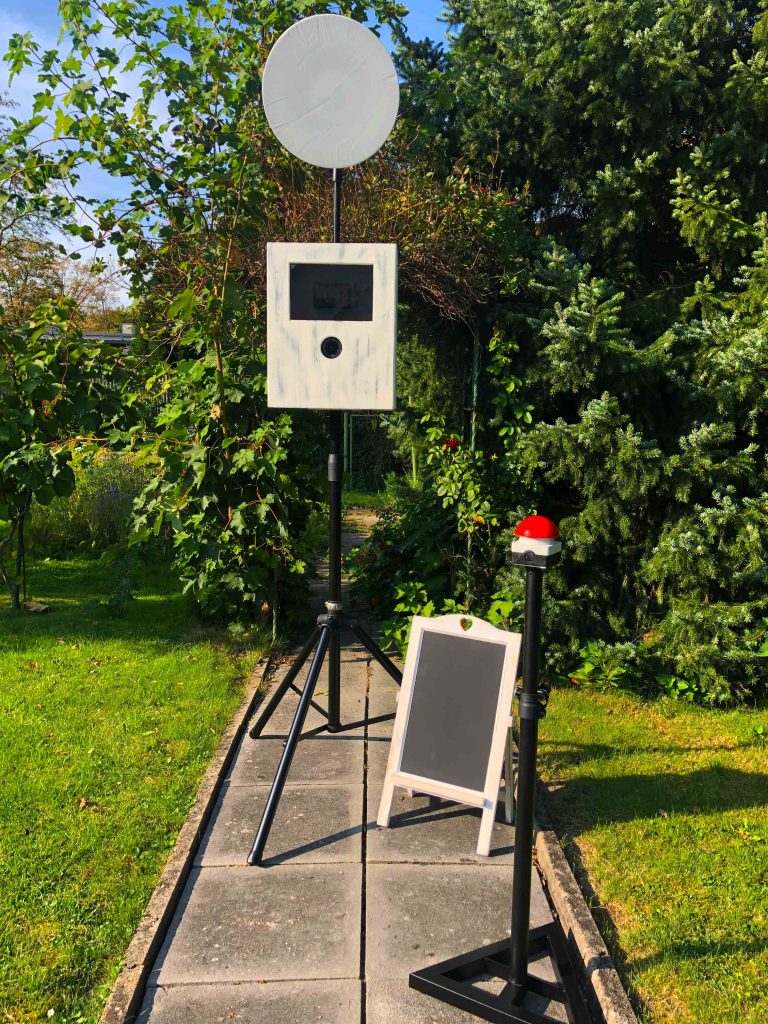 Fotobox im Außenbereich mit Buzzer